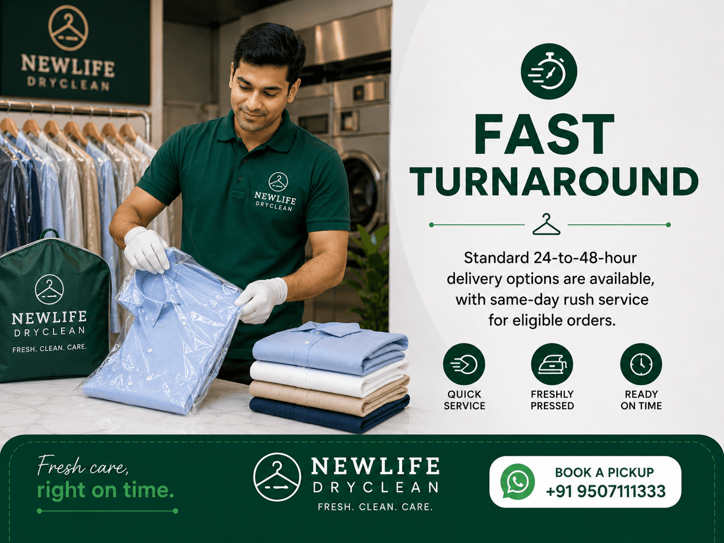 Fast Turnaround at NewLife Dryclean
